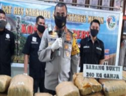 Polisi Gagalkan Peredaran 240 Kg Ganja Dari Gembong Narkoba Asal Aceh