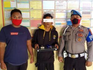 Sempat Diamuk Warga, Maling Laptop Diamankan Polisi di Aceh Utara