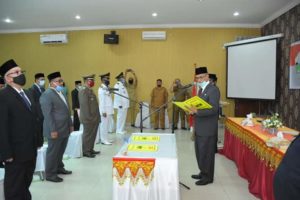 Ini 10 Pejabat Eselon II yang Baru Dilantik Plt. Bupati Bireuen