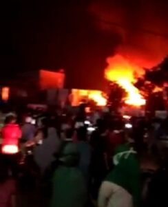 Breaking News: Asrama Polsek Dewantara Terbakar