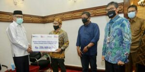 BRI Serahkan 2,01 Miliar Dana CSR Kepada Plt Gubernur Aceh