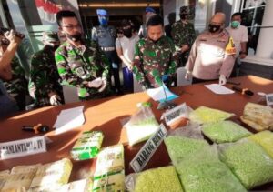 38,4 Kilo Sabu Asal Malaysia Diamankan TNI Angkatan Laut
