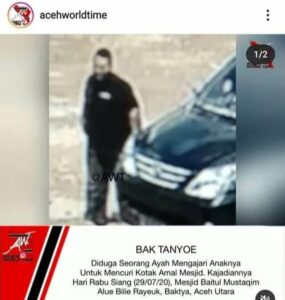 Klarifikasi Istiarsyah Iskandar Terkait Tuduhan Mencuri Celeng Mesjid yang Diposting IG @Acehworldtime