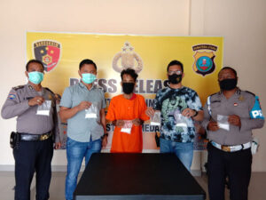 Ditangkap 2 Bulan Lalu di Pool ALS Medan, Kurir Sabu Asal Bireuen ‘Dipamerkan’