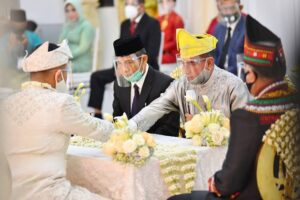 Plt Gubernur Aceh-Gatot Nurmantyo Jadi Saksi Pernikahan Putri Gubsu Edy Rahmayadi