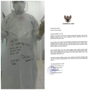 Insentif Belum Cair, Tim Medis Covid19 Tulis Surat Terbuka untuk Plt Gubernur Aceh