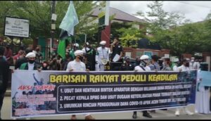 Terkait Bimtek LEMPANA, Massa Demo Kantor Bupati Dan Kejari Aceh Timur