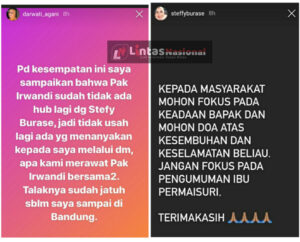 Darwati ungkap Irwandi Talak Istri Kedua, Steffy: Fokus Pada Kesembuhan Bapak
