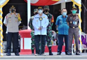 Jelang Pilkada, Polda Gorontalo Kampanyekan Protokoler Kesehatan Cegah Penyebaran Covid19