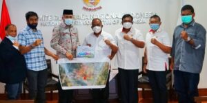 Didampingi Mualem, Plt Gubernur Aceh Gelar Pertemuan dengan Ketum KONI Pusat