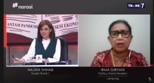 Irma Nasdem: Kalau Anda Tidak Akui Pemerintahan Ini Silakan ke Luar Negeri