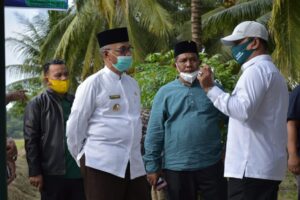 HRD Bersama Bupati Bireuen Kunjungi Sejumlah Program Padat Karya