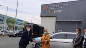 Terima Jutaan Masker dari Korea, Hj. Rizayati: Akan Kita Bagikan Untuk Masyarakat Indonesia