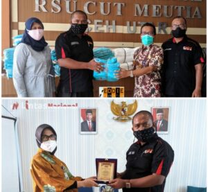 RSUD Cut Meutia Terima Penghargaan dan Bantuan APD dari Eddie Foundation-PT IRJ Group