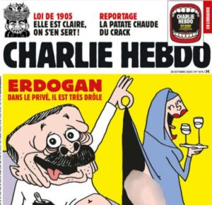 Majalah Prancis Charlie Hebdo ‘Serang’ Erdogan dengan Karikatur Cabul