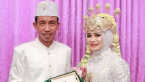 Pengantin Pria Mirip Jokowi, Netizen: Wow Pak Presiden Nikah Lagi