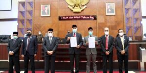 Pemerintah Aceh bersama DPRA Teken KUA-PPAS 2021