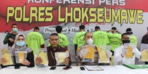 Terlibat Narkoba, Polres Lhokseumawe Amankan 13 Orang