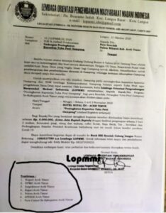 Lembaga LOPMMI Asal Langsa Gelar Bimtek Kepala Desa Secara Diam-Diam di Aceh Timur