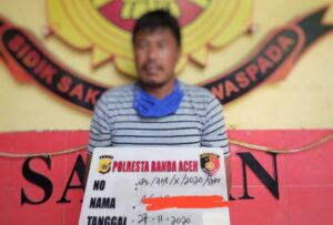 Setubuhi Anak Tiri, Ayah di Banda Aceh Diringkus Polisi