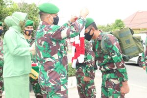 Kodim 0111/Bireuen Sambut Prajurit yang Selesai Laksanakan Satgas Apter