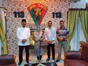 Bahas Perkembangan Bireuen, Hj. Rizayati Silaturrahmi dengan Kajari, Danyonif RK 113, Dandim dan Kapolres