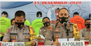 Kasus Narkoba, Lima Personil Polres Lhokseumawe Dipecat Sepanjang 2020