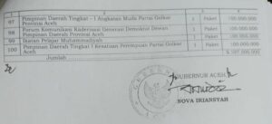 100 Organisasi di Aceh Terima Dana Hibah Penanganan Covid19 Senilai 9,5 Milyar Lebih