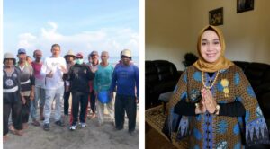 Ketika Hj. Rizayati Mendengar Keluh Kesah Nelayan Tradisional di Pantai Bireuen, Aceh