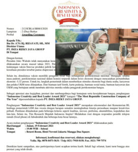 Direkomendasi Kementerian, Pengusaha Perempuan Hebat Kembali Raih Penghargaan