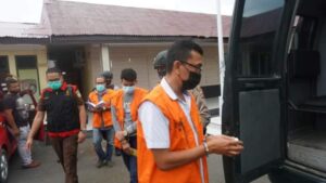 Rekanan dan Pengawas Pembangunan Jembatan Pangwa Pidie Jaya Resmi Ditahan