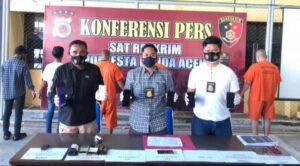 Komplotan Preman Pensiun Banda Aceh Diringkus Polisi, Mencuri untuk Beli Sabu