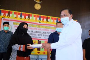 Senator Abdullah Puteh Gelar Sosialisasi Empar Pilar di Labuhan Haji