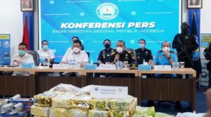 Kapal Pembawa 73,52 Kg Sabu dan 35.915 Butir Ekstasi Disergap di Perairan Langsa