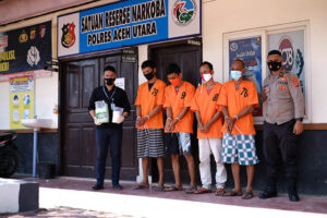 Tangkap Empat Pria di Aceh Utara, Polisi Sita 1,6 Kg Sabu
