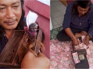 Viral, Pria Ini Gandakan Uang Hingga Ratusan Juta Pakai Jenglot