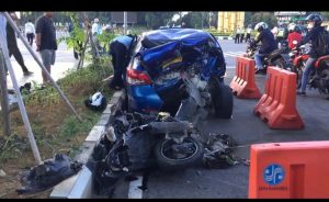 Kecelakaan Beruntun Bundaran Untan Pontianak, 1 Tewas, 4 Luka-luka