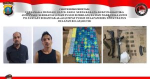 Bersenjata AK47 dan M16, Tiga Sindikat Narkoba Jaringan Aceh- Medan Diringkus