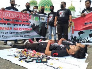 Jurnalis Abdya Minta Polda Aceh dan Sumut Tuntaskan Kasus Penembakan dan Pembakaran Rumah Wartawan