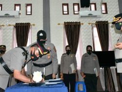 Kapolres Aceh Timur Pimpin Sertijab 3 Kapolsek