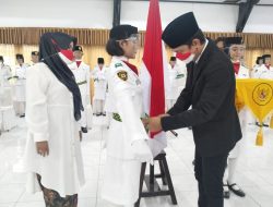 Wakil Bupati Moh. Besar Bantilan Kukuhkan Paskibra Toli-Toli