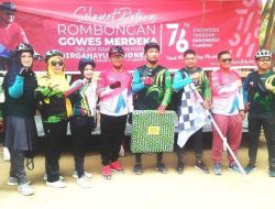 HUT RI ke 76, PT Bank Aceh Syariah Cabang Bireuen Berikan Doorprize ke Peserta Gowes Merdeka