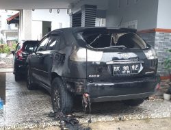 Mobil Ketua YARA Langsa Dibakar OTK