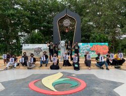 Anak Muda Banda Aceh Lakukan Kampanye Perlindungan Badak Melalui Mural