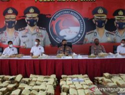 1,37 Ton Ganja Jaringan Aceh disita Polda Metro Jaya