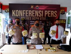 Polres Aceh Utara Ringkus Bandar Narkoba, 6 Kg Sabu Disita