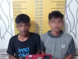 Hendak Edarkan Sabu, Dua Pemuda Langsa Diringkus Polisi