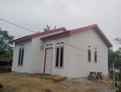 Rampung, Begini Penampakan Rumah Sehat Sederhana di Riau Bantuan Pengusaha Aceh