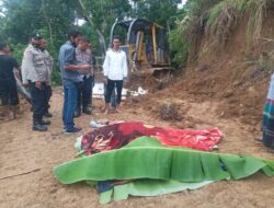 2 Penjaga Alat Berat di Bireuen Ditemukan Meninggal Dunia Tertimbun Longsor