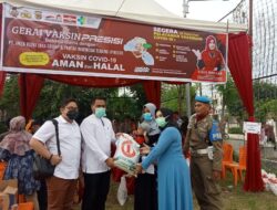 Gerai Vaksin di Maulid Akbar PT. IRJ Grup Diserbu Warga Bireuen